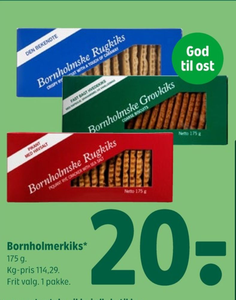 Bornholmske Kiks, Pikant med Havsalt Rugkiks