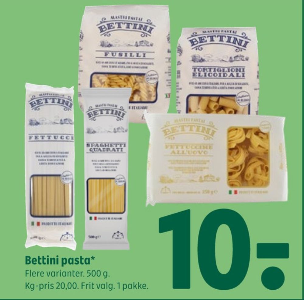 Bettini, Tortiglloni Elicoidali