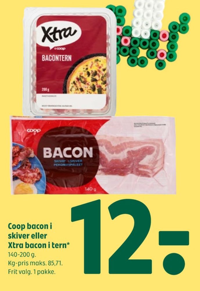 Xtra, Bacontern