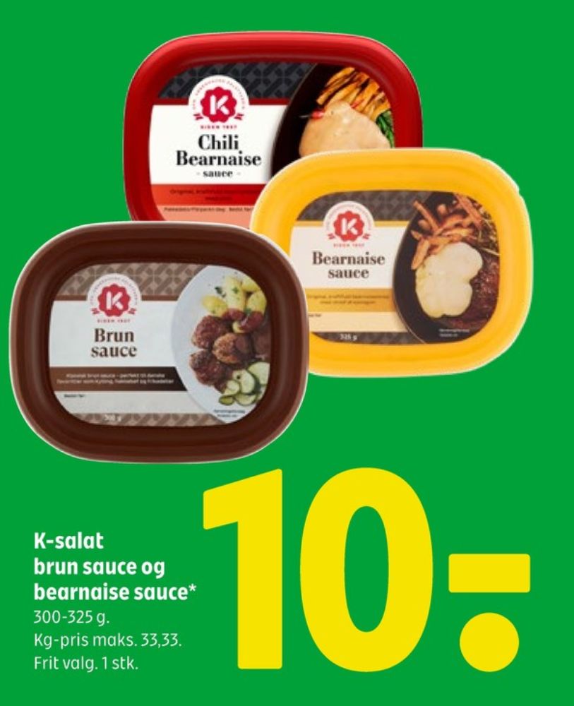 K-salat, Bearnaisesauce