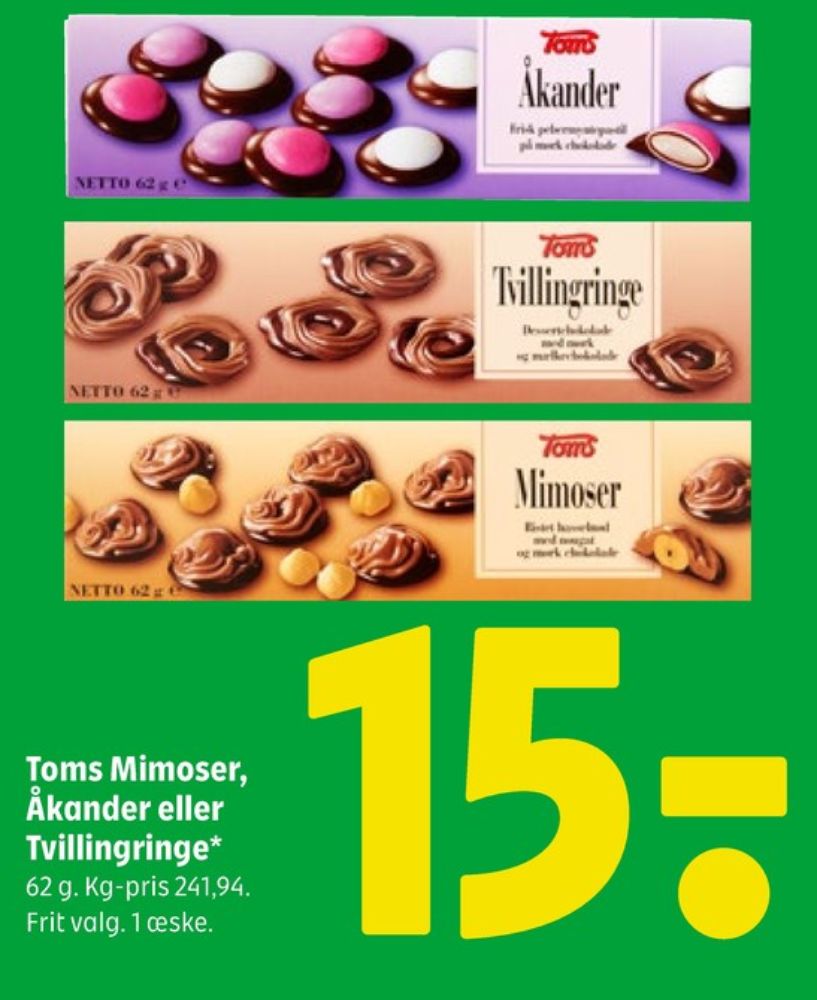 Toms Mimoser, Dessertchokolade