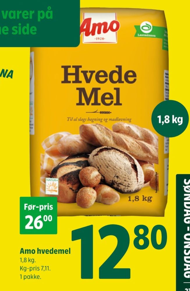 Amo, Hvedemel