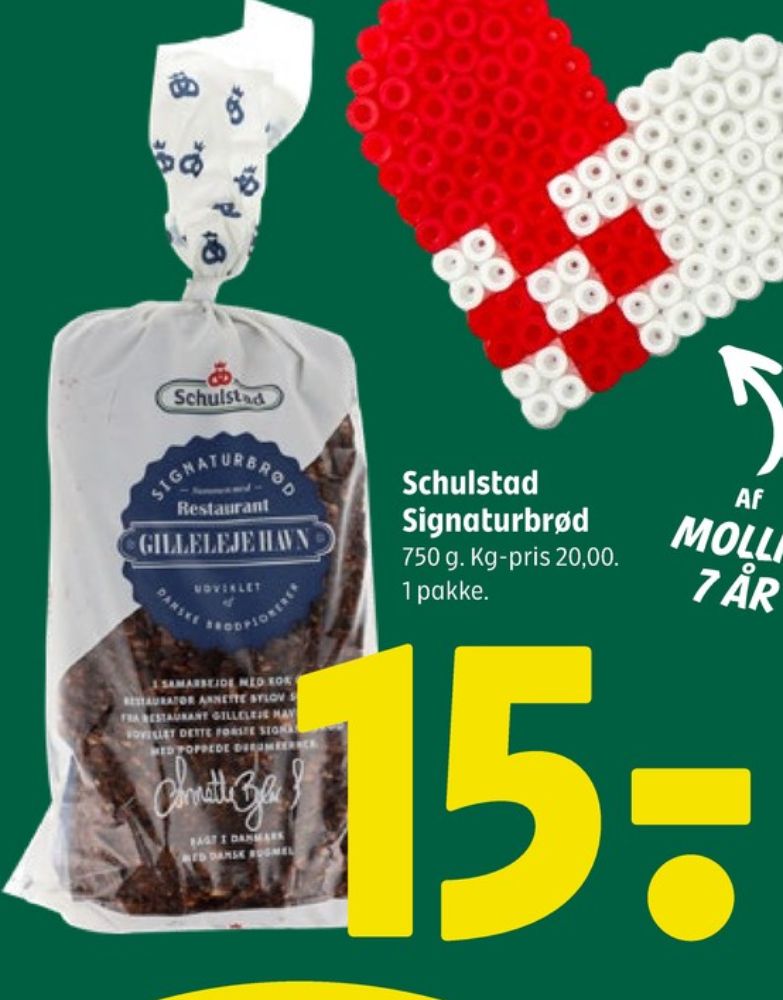 Schulstad Signaturbrød Restaurant Gillelejehavn, Rugbrødsskiver