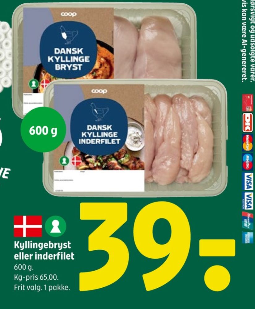 Coop, Kyllingebrystfilet