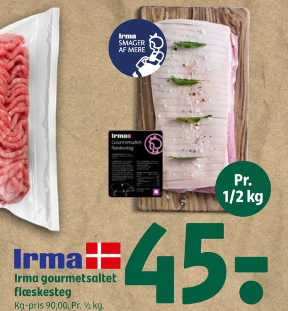 Irmas, Flæskesteg