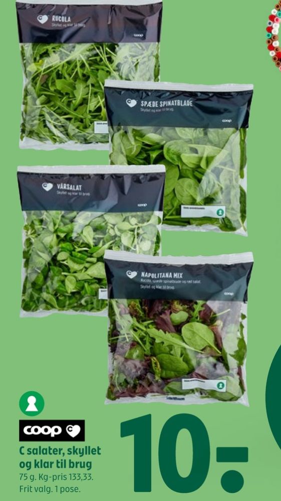 Coop C, Salatblanding