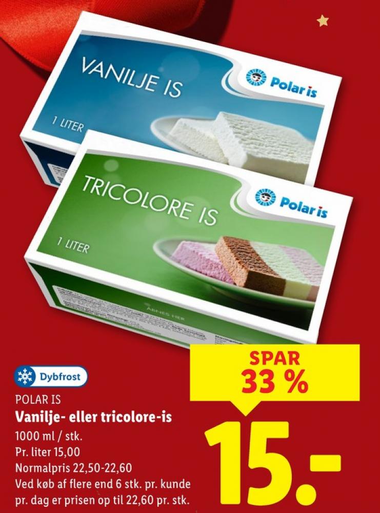 Polar Is, Vanilje is