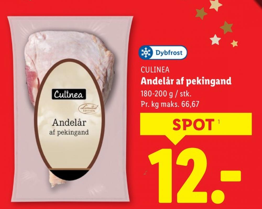 Culinea, Andelår