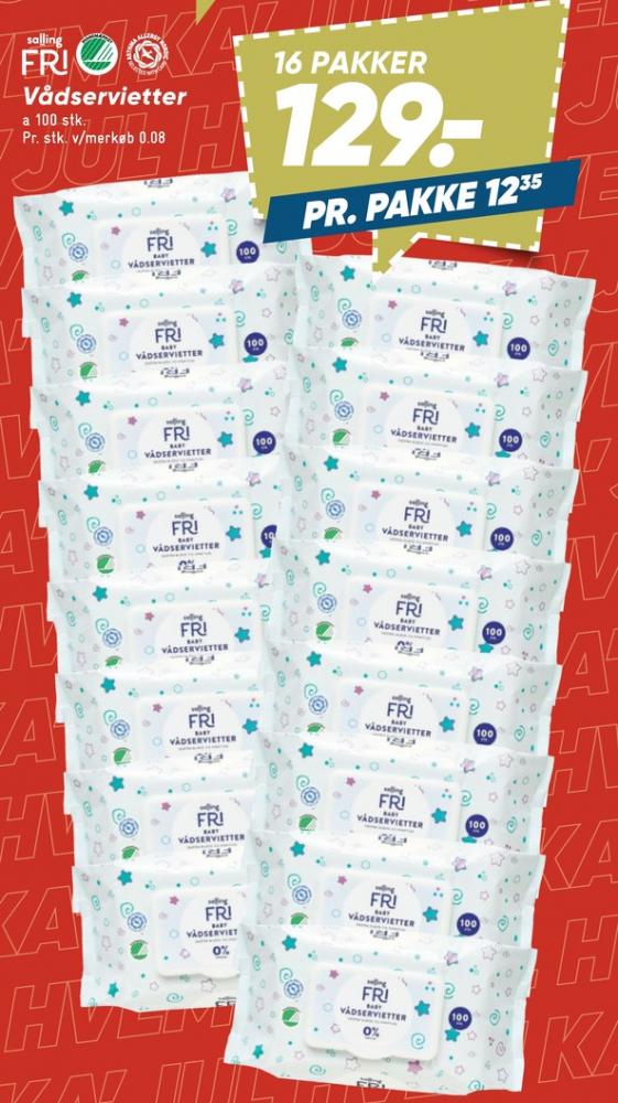 Salling Fri, Vådservietter