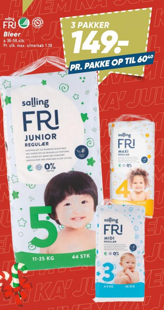 Salling Fri Midi, Bleer str 3 4-9 kg