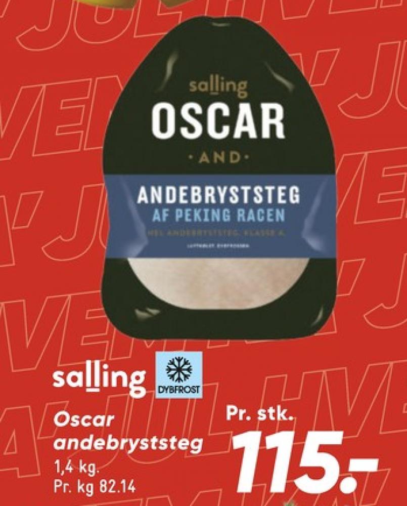 Salling Oscar, Andebryststeg