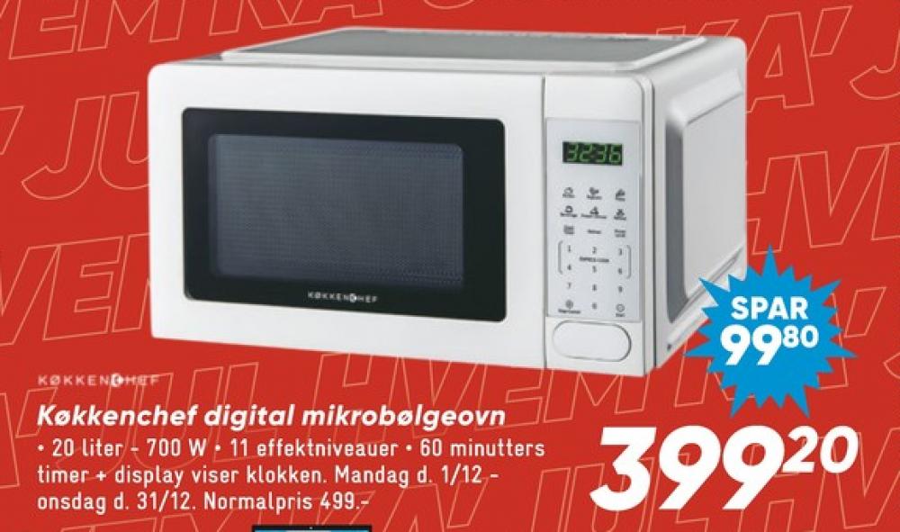KøkkenChef, Mikroovn