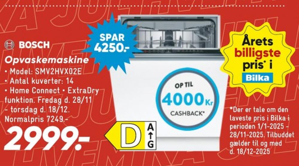 Bosch, Opvaskemaskine