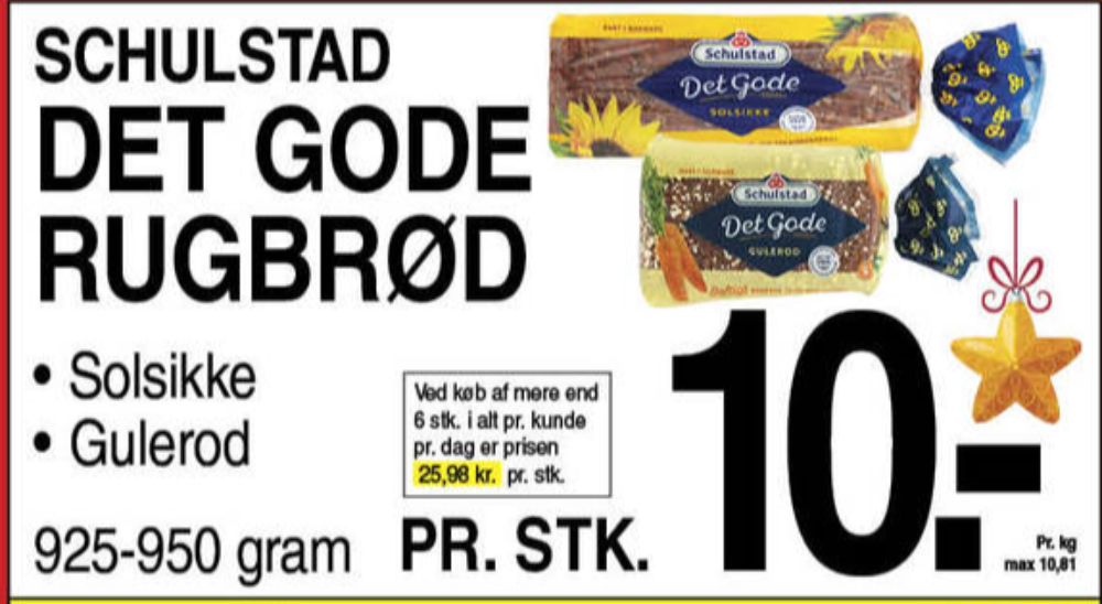 Schulstad Det Gode, Solsikkerugbrød