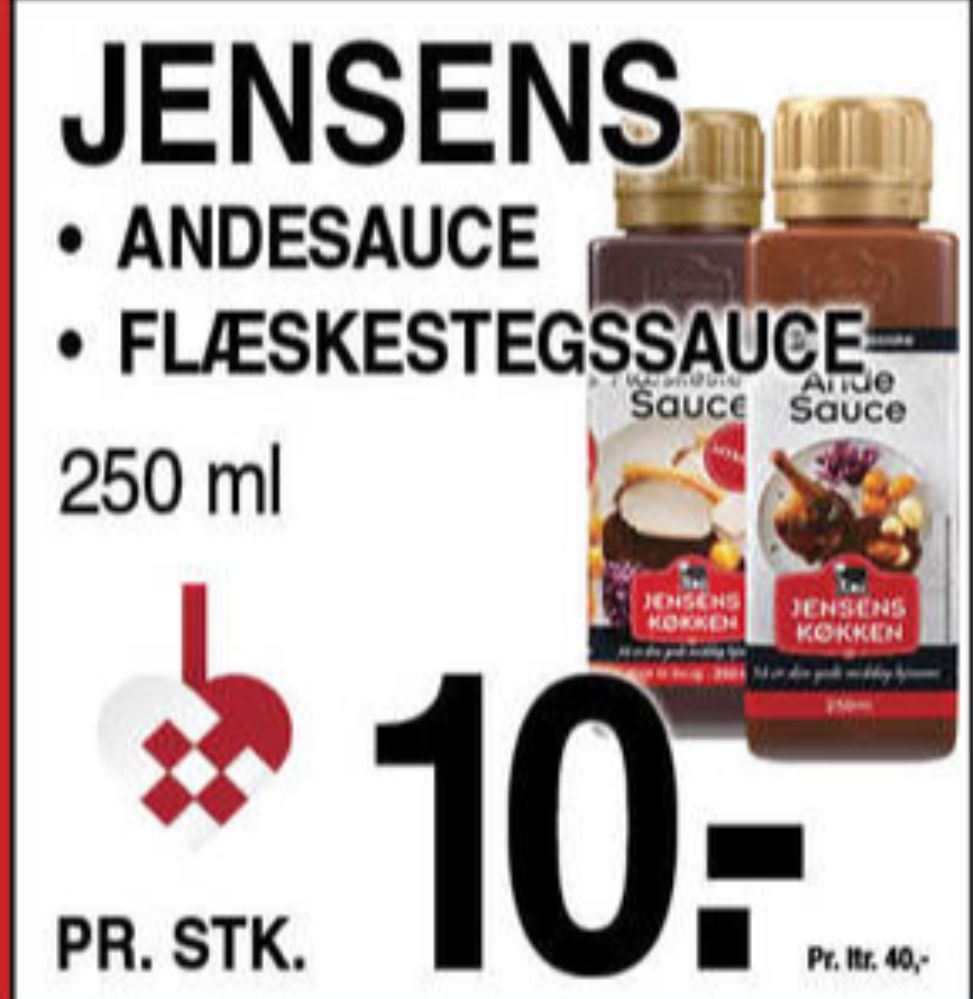 Jensens Køkken, Andesauce