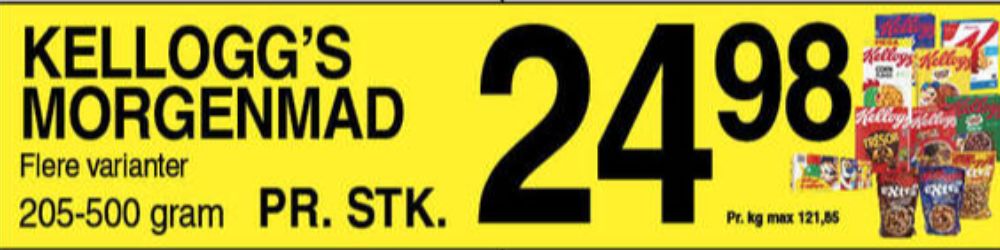 Kelloggs Coco Pops Chocos, Morgenmadsprodukt