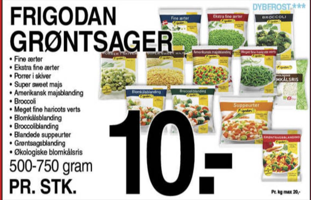 Frigodan, Suppeurter