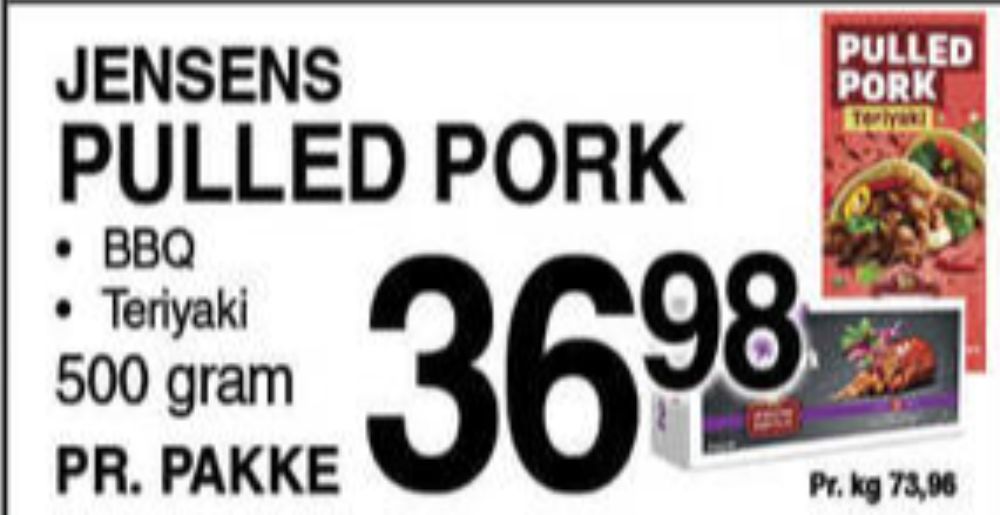 Jensens, Pulled Pork Teriyaki