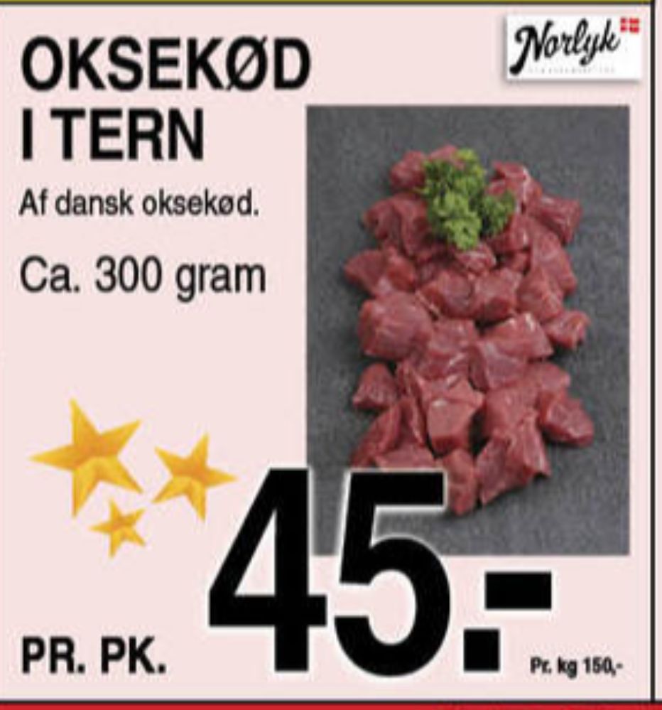 Norlyk Slagter, Oksekødstern