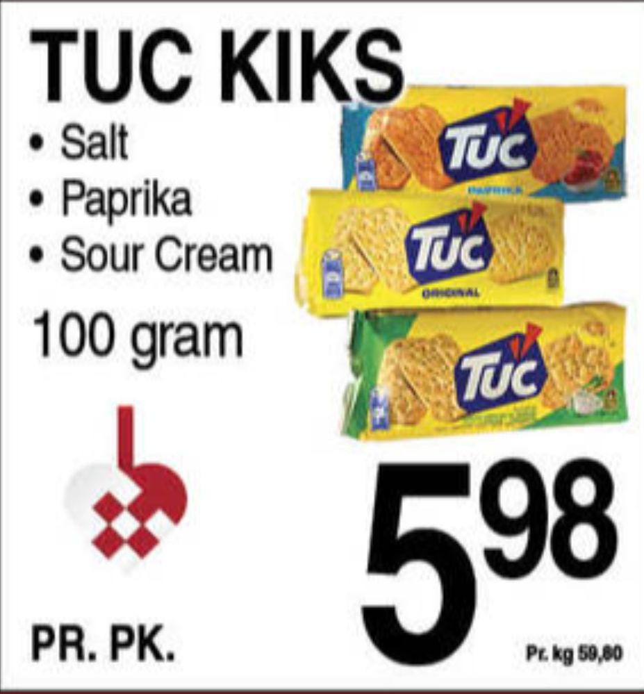 LU TUC, LU Tuc Paprika Kiks