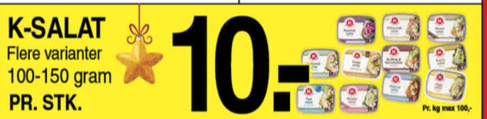 K-salat, Kylling & Baconsalat