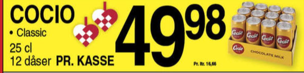 Cocio, Chokolademælk Classic 12 pk.