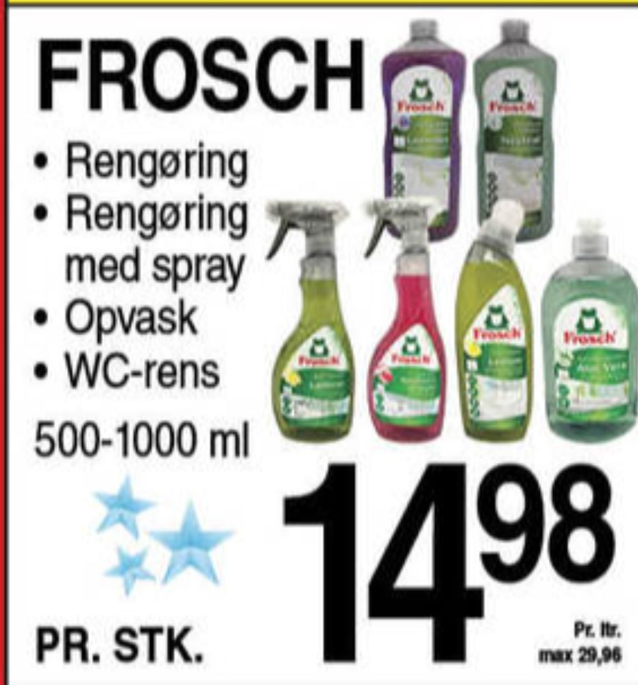 Frosch, WC-rens