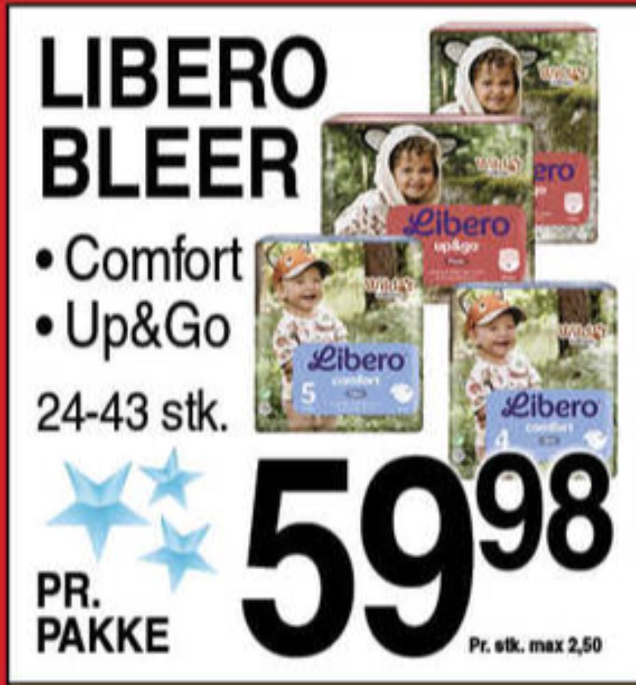 Libero Up&Go, Bleer str 5 10-14 kg