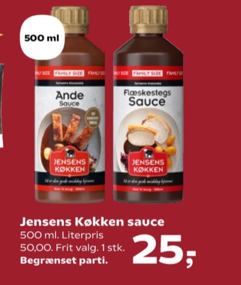 Jensens Køkken, Andesauce