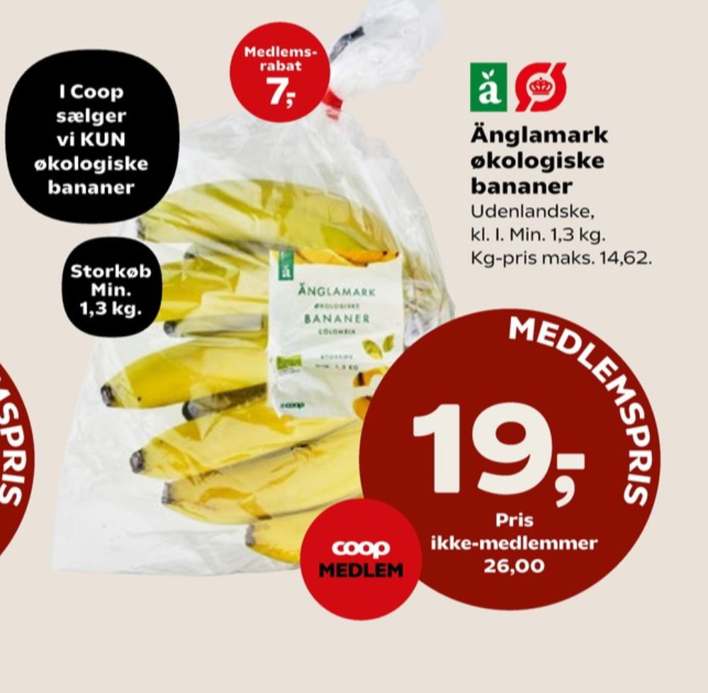 Änglamark, Bananer