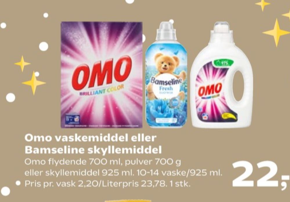 Omo, Vaskemiddel-flydende