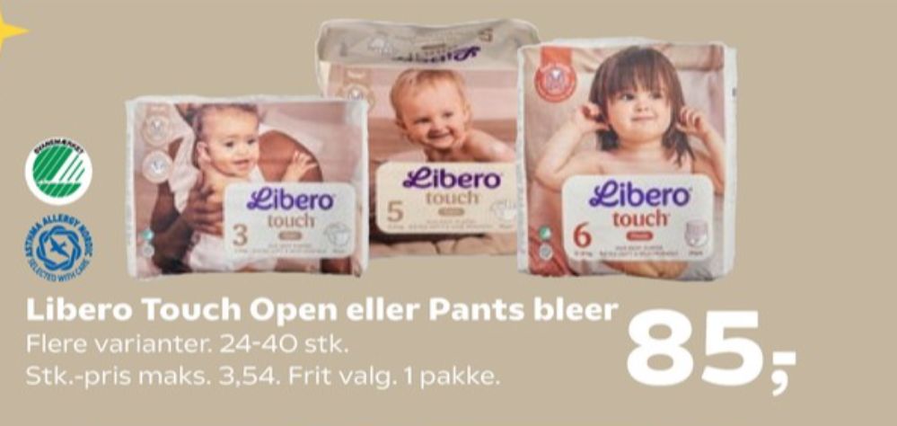 Libero Touch, Bleer str 3 5-9 kg