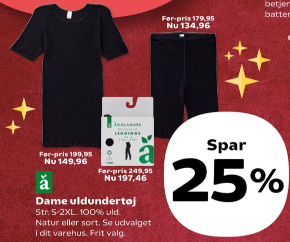 Änglamark, Undertrøje