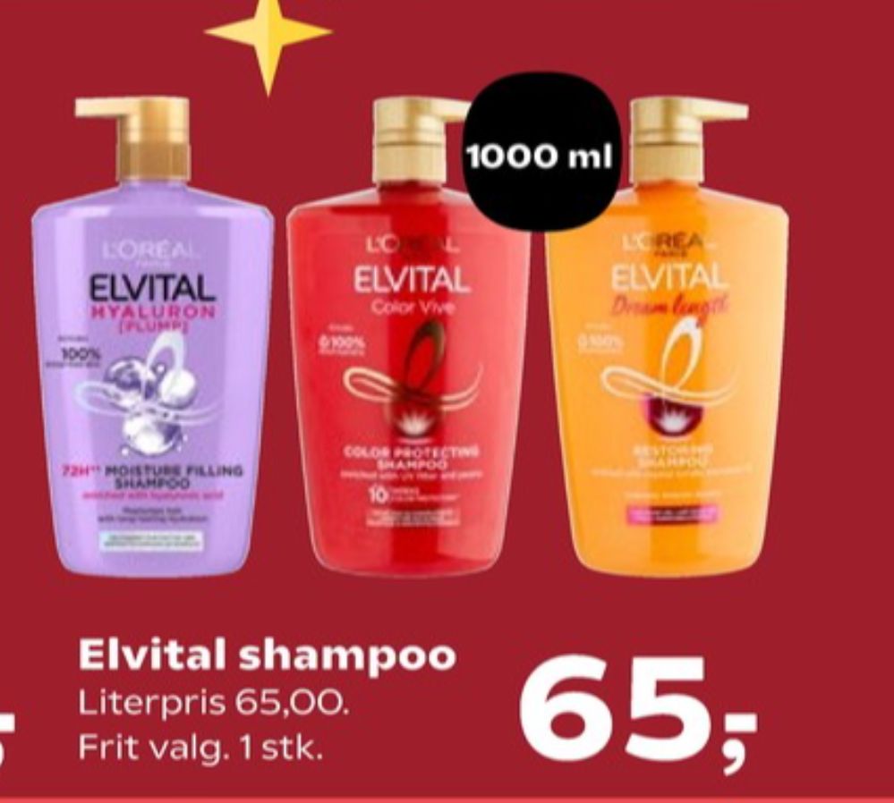 Loreal Elvital, Shampoo