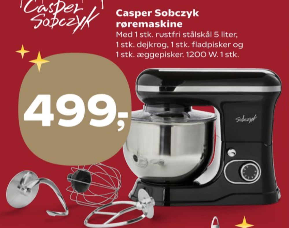 Casper Sobczyk, Køkkenmaskine