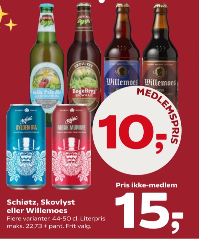 Schiøtz Mørk Mumme, Specialøl