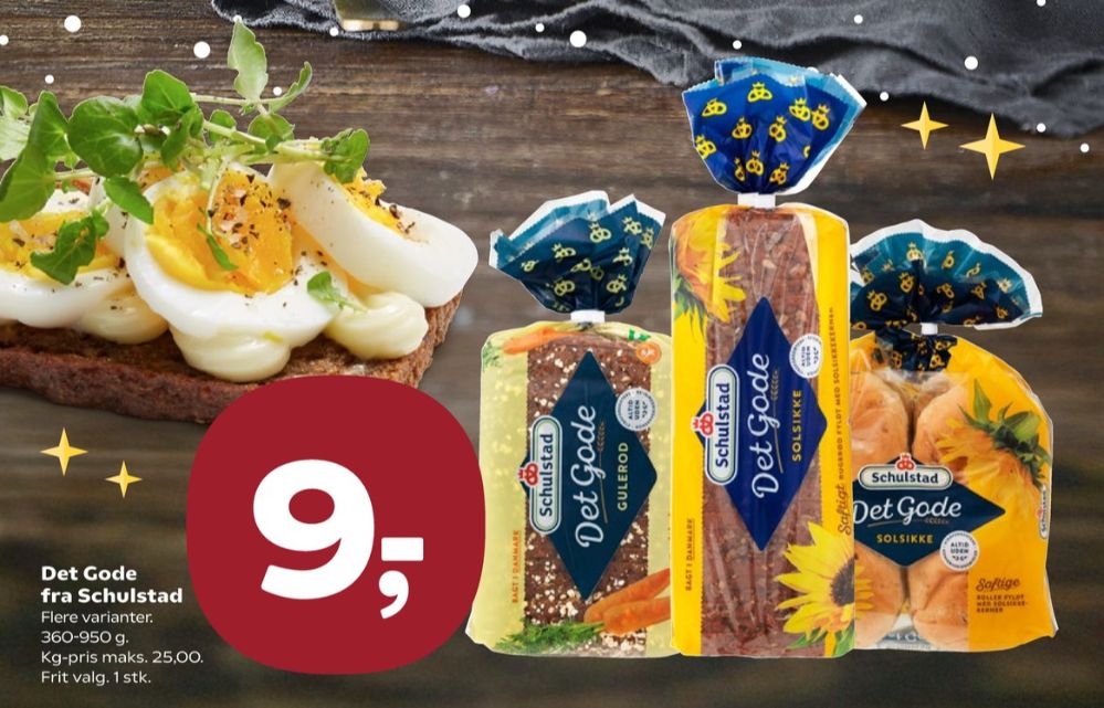 Schulstad Det Gode, Solsikkerugbrød