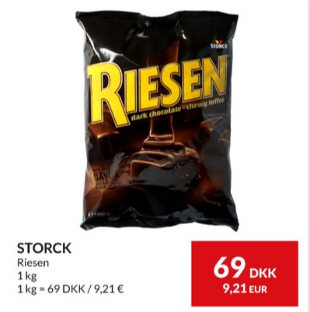 Riesen, Karameller