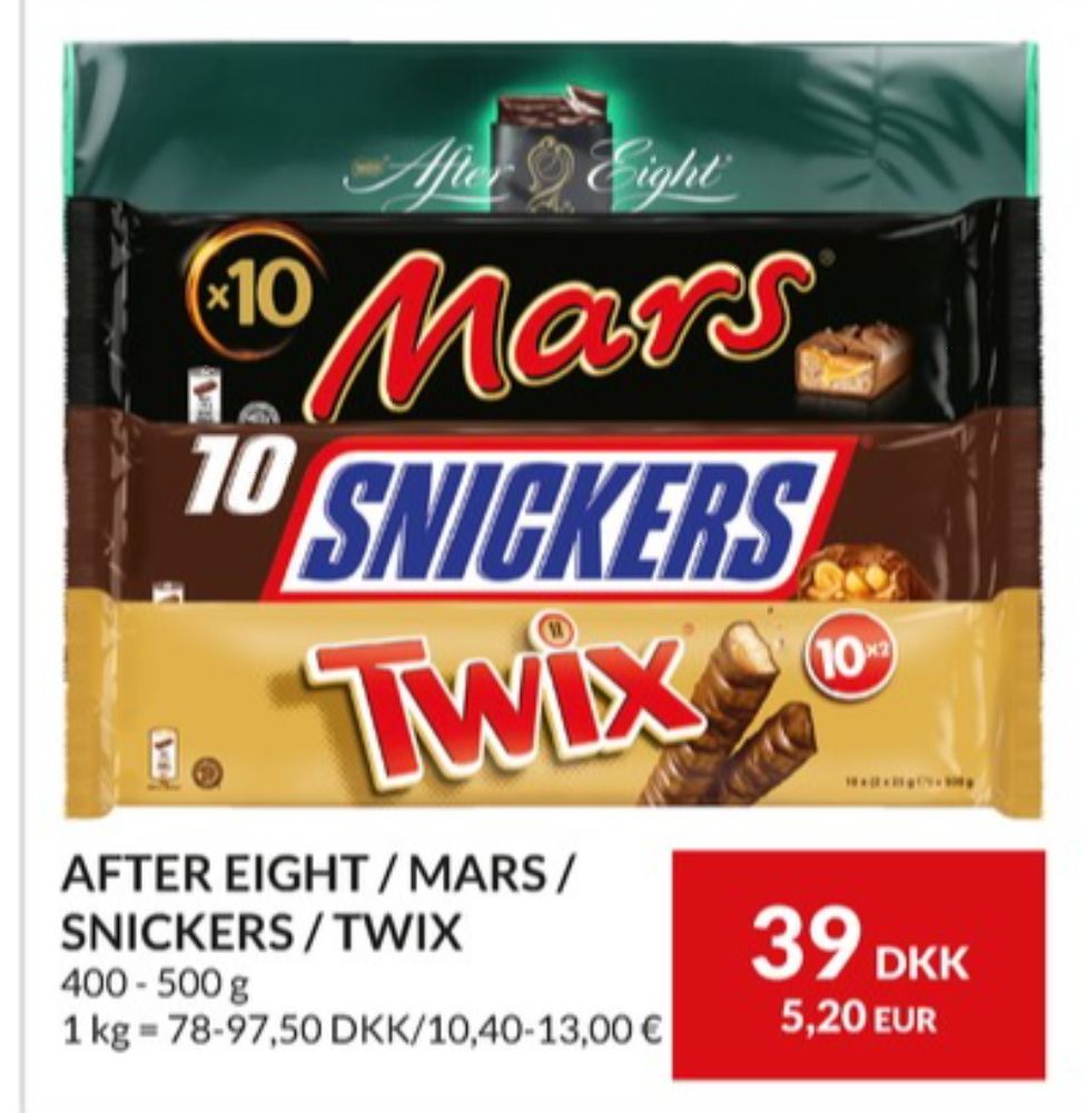 Mars, Chokoladebar