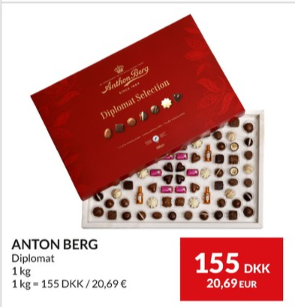 Anthon Berg Diplomat, Dessertchokolade