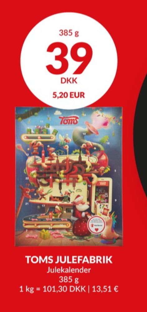 Toms, Julekalender
