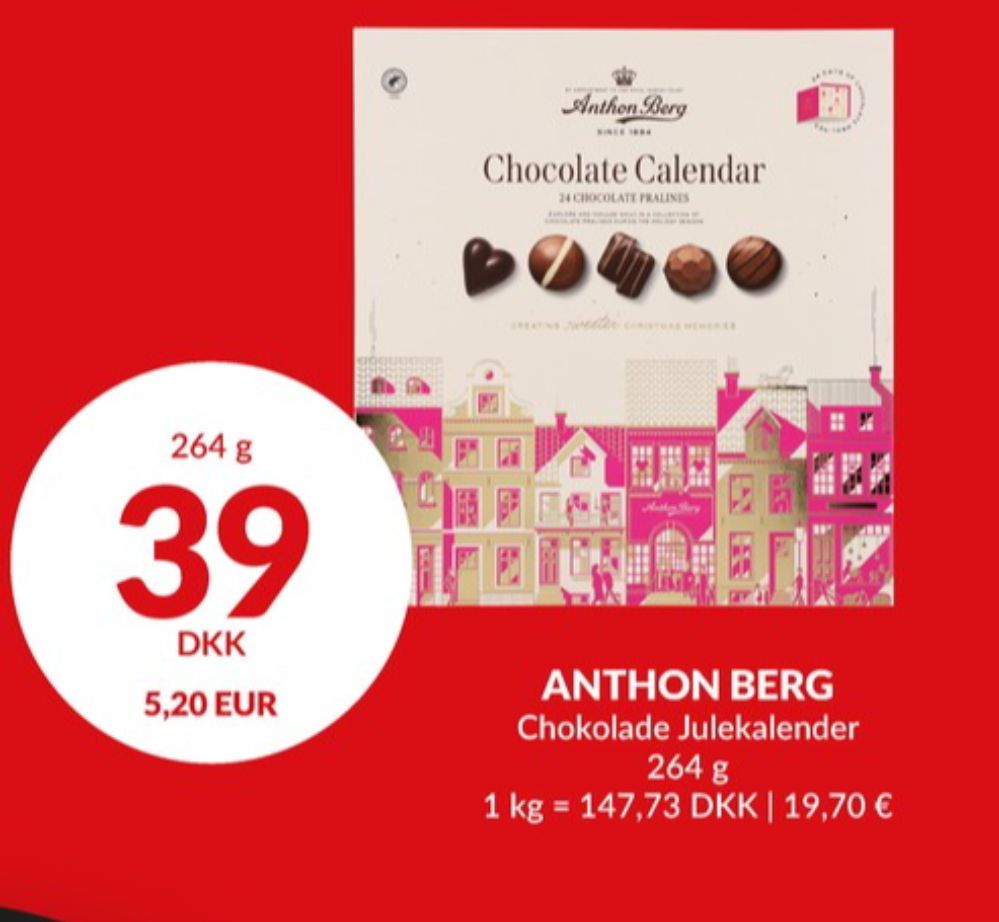 Anthon Berg, Julekalender