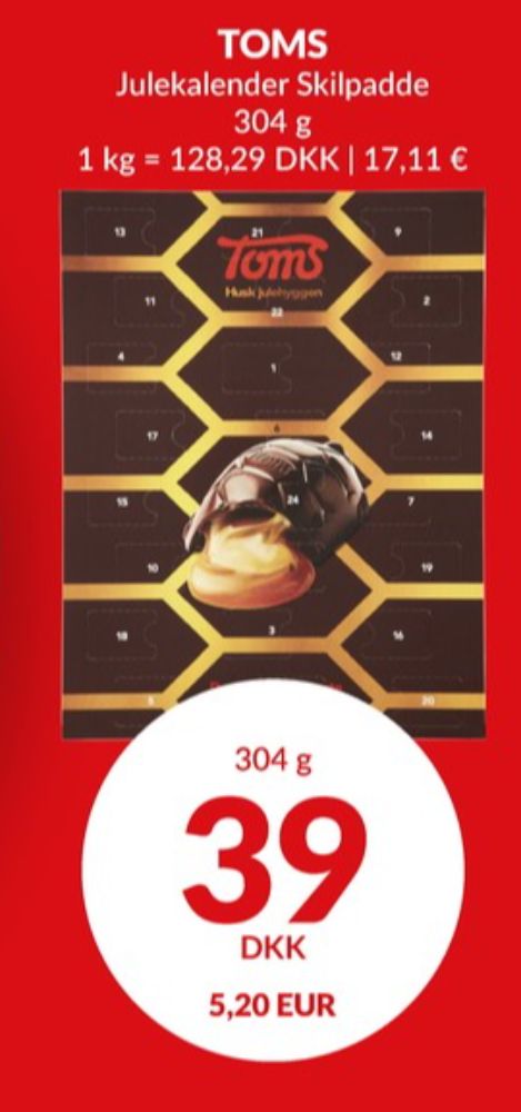 Toms, Julekalender