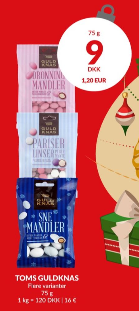 Toms Guldknas, Dragée Pariserlinser