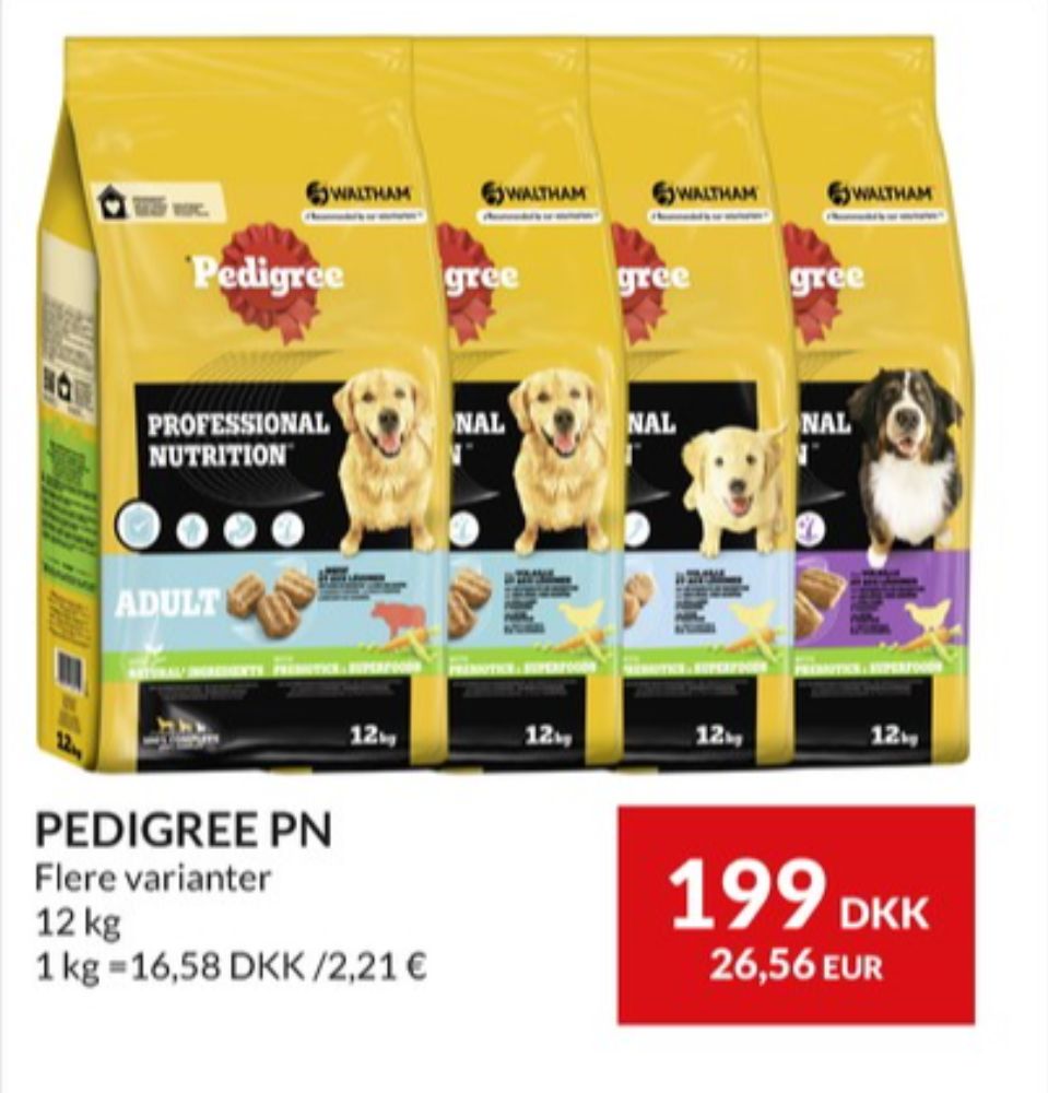 Pedigree, Hundefoder