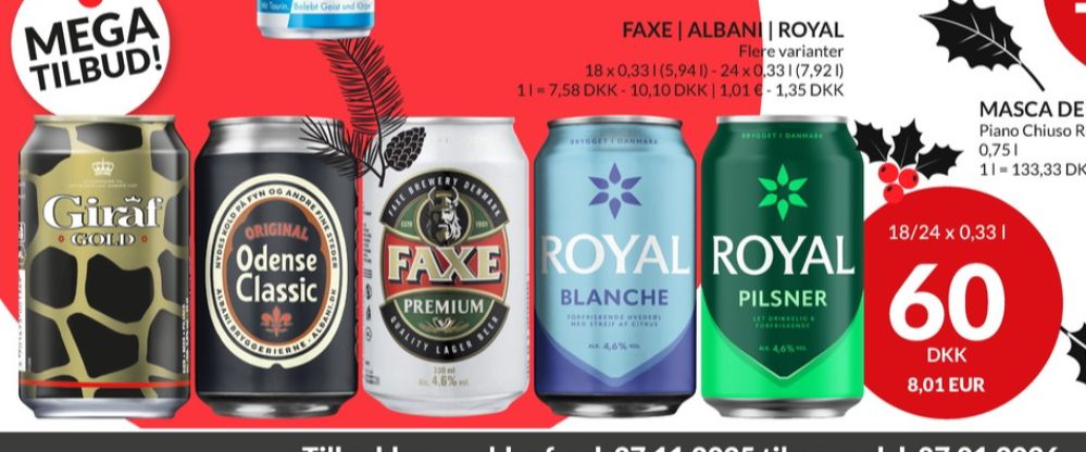 Royal Pilsner, Øl 24 pk.