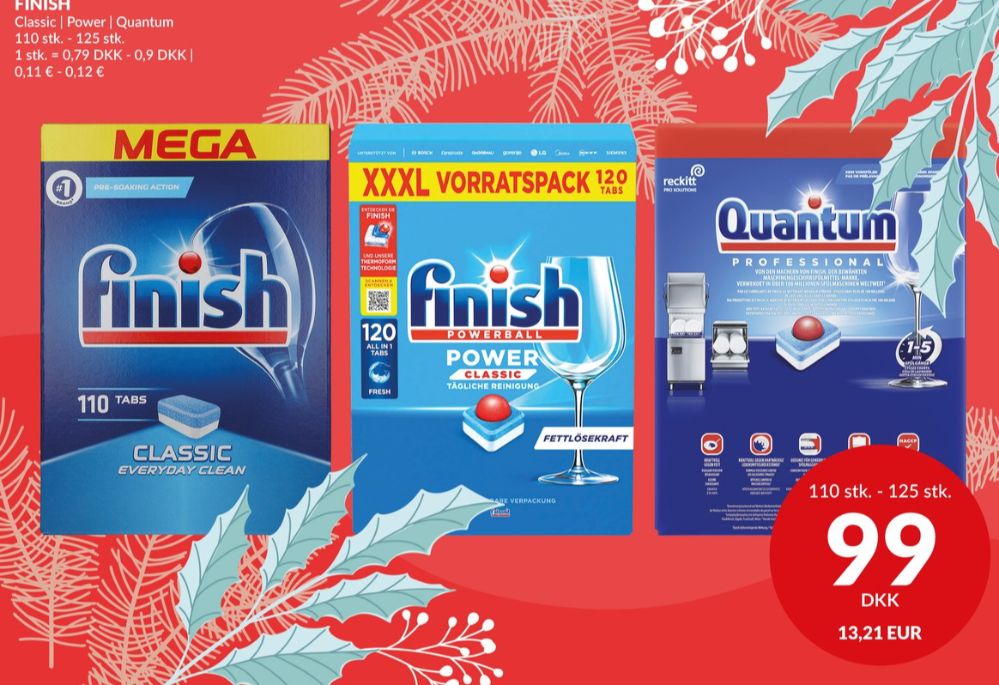 Finish, Maskinopvask-tabs