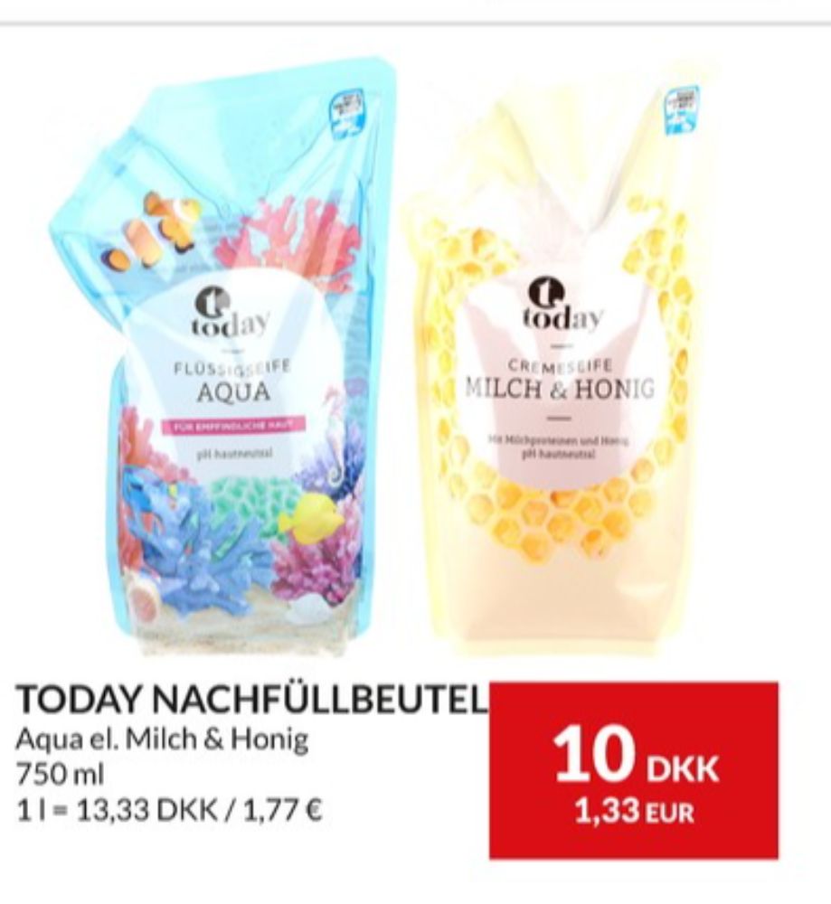 Today, Flydende sæbe