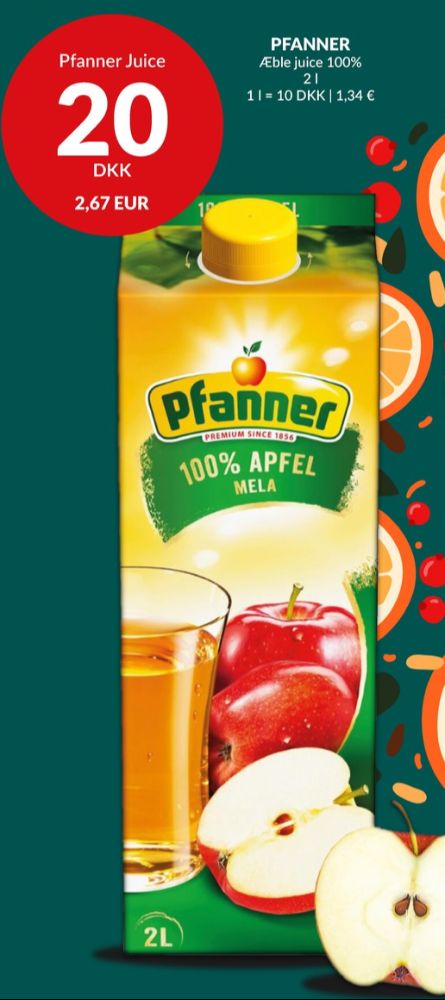 Pfanner, Æblejuice