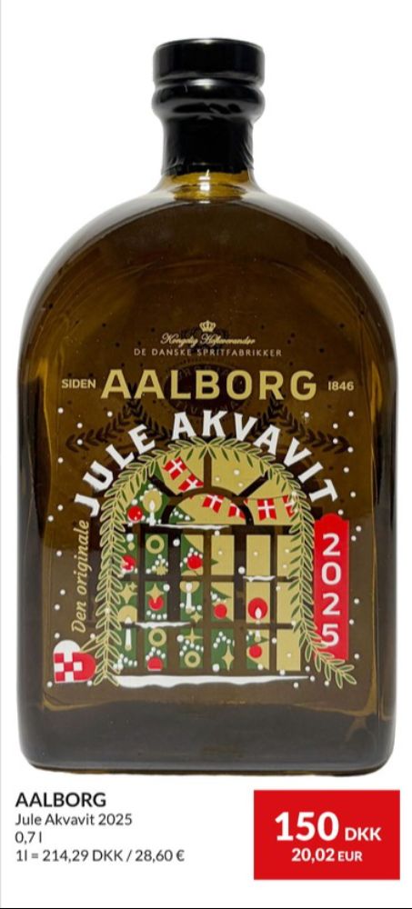 AAlborg Juleakvavit, Akvavit